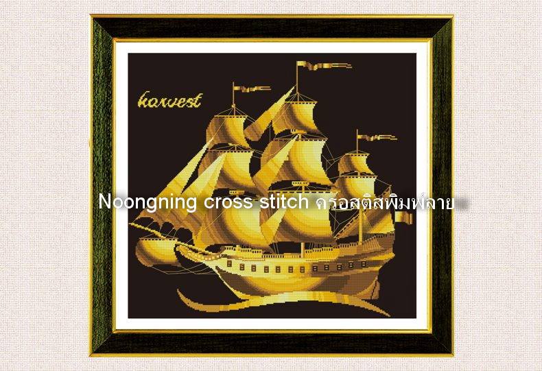 ร้าน noogningcrosstitch ครอสติสพิมพ์ลาย จำหน่ายครอสติส ภาพติดเพชร อุปกรณ์ปักครอสติส111 รูปที่ 1