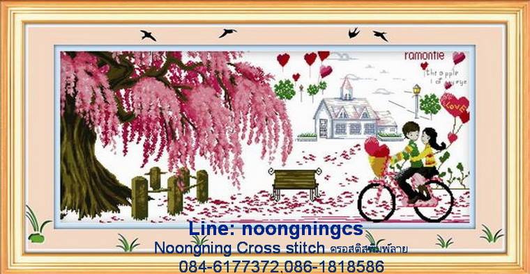 ร้าน noogningcrosstitch ครอสติสพิมพ์ลาย จำหน่ายครอสติส ภาพติดเพชร อุปกรณ์ปักครอสติส275 รูปที่ 1