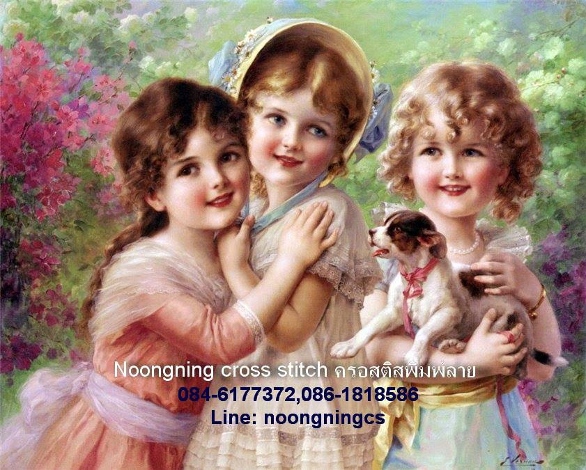 ร้าน noogningcrosstitch ครอสติสพิมพ์ลาย จำหน่ายครอสติส ภาพติดเพชร อุปกรณ์ปักครอสติส282 รูปที่ 1