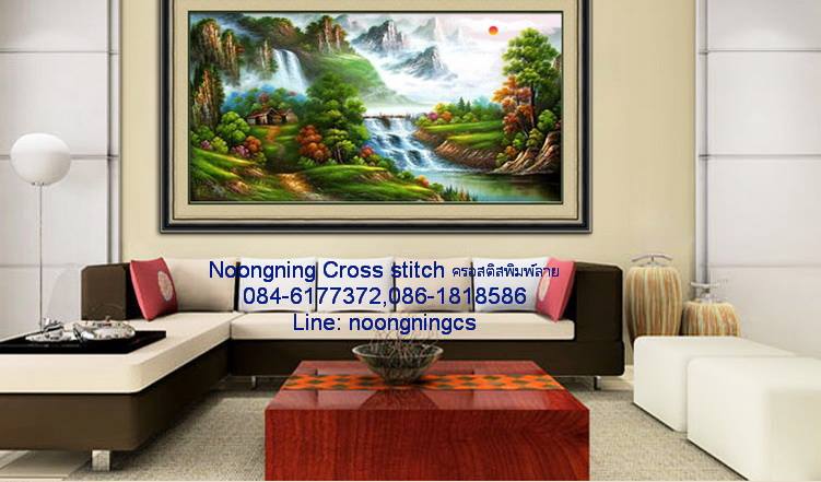 ร้าน noogningcrosstitch ครอสติสพิมพ์ลาย จำหน่ายครอสติส ภาพติดเพชร อุปกรณ์ปักครอสติส339 รูปที่ 1