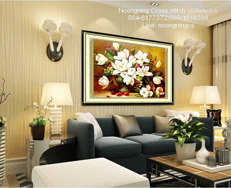 ร้าน noogningcrosstitch ครอสติสพิมพ์ลาย จำหน่ายครอสติส ภาพติดเพชร อุปกรณ์ปักครอสติส426 รูปที่ 1