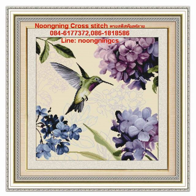 ร้าน noogningcrosstitch ครอสติสพิมพ์ลาย จำหน่ายครอสติส ภาพติดเพชร อุปกรณ์ปักครอสติส517 รูปที่ 1