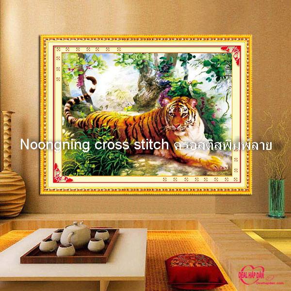 ร้าน noogningcrosstitch ครอสติสพิมพ์ลาย จำหน่ายครอสติส ภาพติดเพชร อุปกรณ์ปักครอสติส573 รูปที่ 1