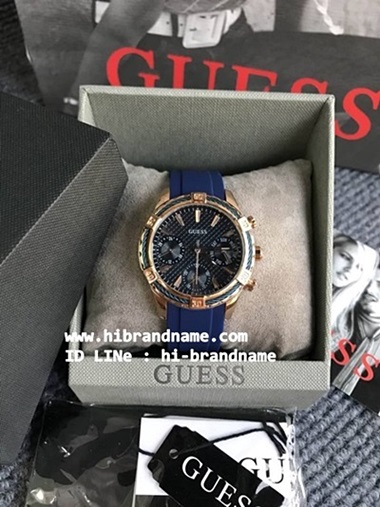 นาฬิกาข้อมือ GUESS สีน้ำเงิน สายยางซิลิโคนอย่างดี ขนาด 40 mm. (เกรด Hi-end)   รูปที่ 1