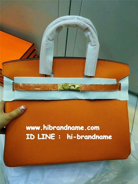 กระเป๋า Hermes Birkin 30 สีส้ม หนังทูโก (เกรดงาน Hi-End) อะไหล่ทอง หนังแท้ทั้งใบ  สวย รูปที่ 1