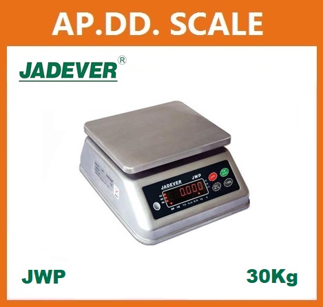  เครื่องชั่งกันน้ำ 30kg ยี่ห้อ JADEVER รุ่น JWP ราคาถภูก รูปที่ 1