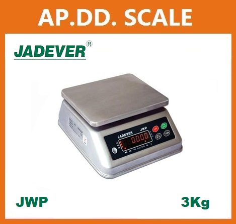  เครื่องชั่งกันน้ำ 3kg ยี่ห้อ JADEVER รุ่น JWP ราาคาพิเศษ	 รูปที่ 1