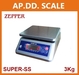 รูปย่อ  เครื่องชั่งกันน้ำ 3kg ยี่ห้อ ZEPPER รุ่น SUPER-SS ราคาถูก รูปที่1