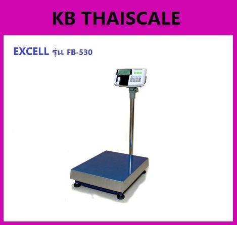  เครื่องชั่งพร้อมปริ้นในตัว 100kg-150kg ยี่ห้อ EXCELL รุ่น FB-530 ราคาพิเศษ รูปที่ 1