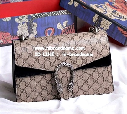 Gucci Dionysus Blooms Shoulder Bag 11 นิ้ว (เกรด Hi-End) สีดำ หนังแท้ รุ่นยอดฮิต รูปที่ 1