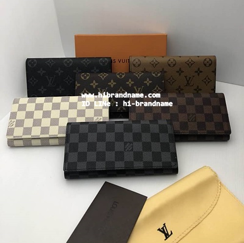 กระเป๋าสตางค์แบรนด์เนม Louis Vuitton เกรด มิลเลอร์ แบบ 3 พับ  กระเป๋าสตางค์แบบ 3 พับ   รูปที่ 1