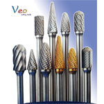 หัวเจียรคาร์ไบด์ Solid Carbide :Veo 1 แกน 6 มิล ยางทั้งตัว 70 มิล มีทั้ง Single Cut และ Double Cut รูปที่ 1