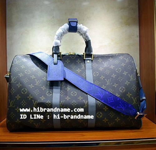 New 2018 Louis Vuitton Monogram Canvas Keepall 45 With Strap Bag (เกรด Hi-End) ใหม่มากกก ชน Shop รูปที่ 1