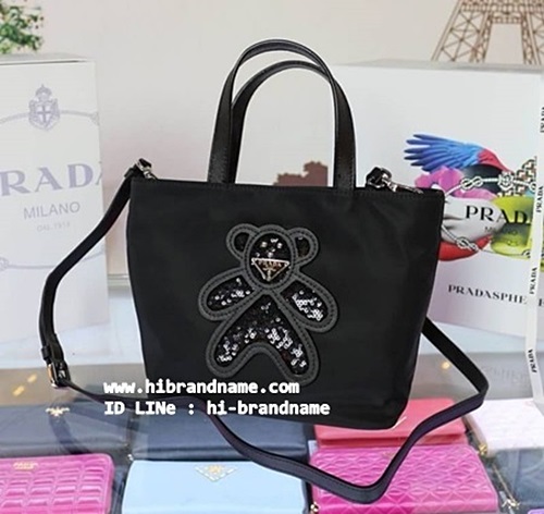 New Prada Nylon Bag (เกรดงาน Top Hi-end) ขนาด 10 นิ้ว สีดำ ใหม่มากกก   รูปที่ 1