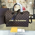 Louis Vuitton Damier Eben Speedy 30 มีสายสะพายข้าง หนังแท้ทั้งใบ หนังนิ่มสวยมากค่ะ