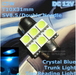 รูปย่อ หลอดไฟเพดาน ไอซ์บลู 31mm SMD 6 LED 5050 รูปที่3