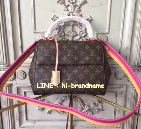 New Louis Vuitton Monogram Canvas Cluny BB หนังแท้ รุ่นมาใหม่ (เกรด Hi-end) สีชมพูสวยค่ะ รูปที่ 1