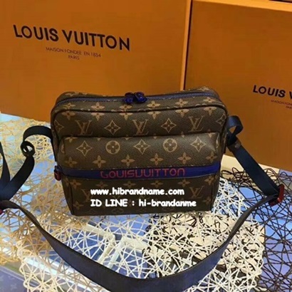 New 2018 Louis Vuitton Monogram Canvas Massenger Mens Bag (เกรด Top-Hi End) สีน้ำตาล ใหม่มากงานชน Shop  รูปที่ 1