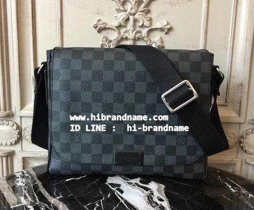 Louis Vuitton Damier Graphite District Messenger Bags (Hi-end) 10 นิ้ว หนังแท้ รูปที่ 1