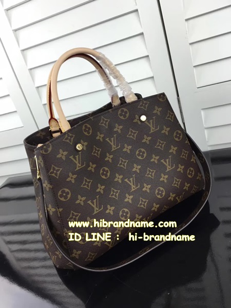 Louis Vuitton Monogram Canvas Montaigne MM Bag หนังแท้ (เกรด Hi-end)มีสายสะพายข้าง หนังแท้ทั้งใบ รูปที่ 1