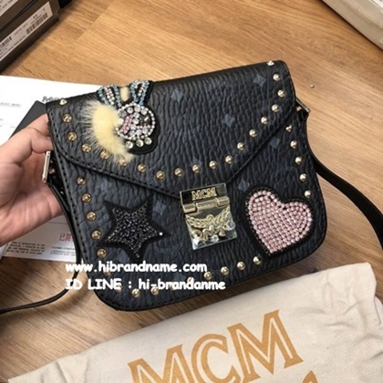 New MCM Bag (เกรด Top Hi-End) งานถือสลับกับของแท้ได้เลยค่ะ ใหม่ล่าสุดงานชน Shop สีดำ  รูปที่ 1