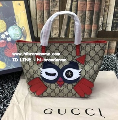 New Gucci Shopping Bag มาใหม่ (เกรดHi-end) สีแดง หน้านกฮูก   รูปที่ 1