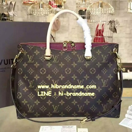 Louis Vuitton Monogram Canvas Pallas in Purple Bag หนังแท้ (เกรด Hi-end)  แบบสะพายข้าง รูปที่ 1