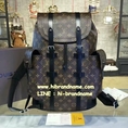 Louiis Vuitton Monogram Canvas Christopher Backpack PM Size (เกรด Hi-end) หนังแท้  