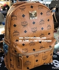 กระเป๋า MCM Backpack Bag (เกรด Hi-end) สีน้ำตาล หนังแท้ ขนาด 10 นิ้วหนังนิ่มสวย