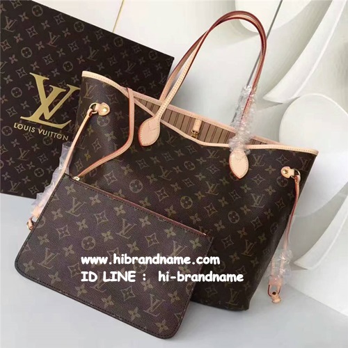 Louis Vuitton Monogram Canvas Neverfull MM Size (เกรด Hi-end) หนังนิ่มสวยทั้งใบ รูปที่ 1