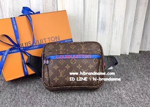 New 2018 Louis Vuitton Monogram Canvas Mens Bag (เกรด Hi End) สีน้ำตาล งานชน Shop   รูปที่ 1