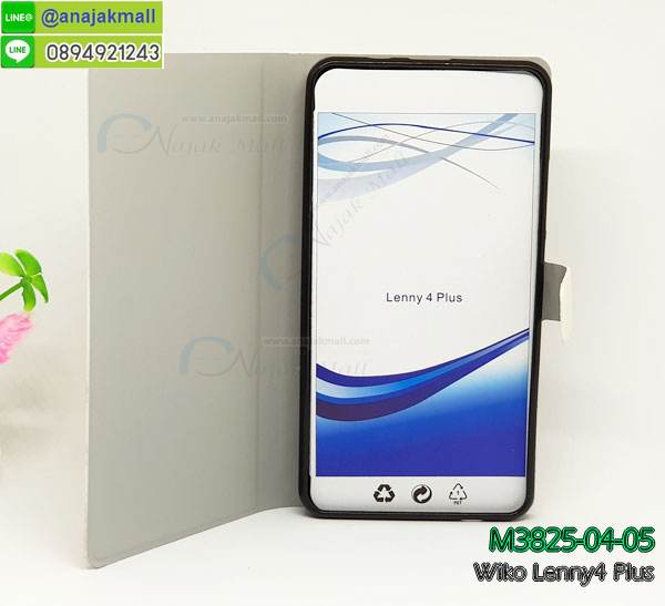 M3825 เคสหนังฝาพับ Wiko Lenny 4 Plus  รูปที่ 4