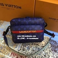 New 2018 Louis Vuitton Monogram Canvas Mens Bag (เกรด Hi End) สีน้ำเงิน ใหม่มากกก