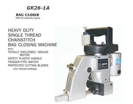 ขายจักรเย็บปากถุงกระสอบ แบบมือถือ / หิ้ว JINCHENG Model GK 26 -1A ของใหม่แกะกล่อง รูปที่ 3