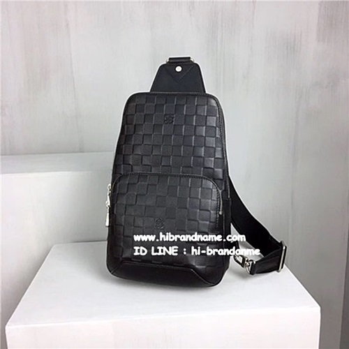 Louis Vuitton Avenue Sling Bag Onyx Bag (เกรด Hi-end) สีดำ หนังแท้ทั้งใบ หนังปั๊ม หนังนิ่มสวยมากค่ะ รูปที่ 1