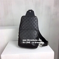Louis Vuitton Avenue Sling Bag Onyx Bag (เกรด Hi-end) สีดำ หนังแท้ทั้งใบ หนังปั๊ม หนังนิ่มสวยมากค่ะ