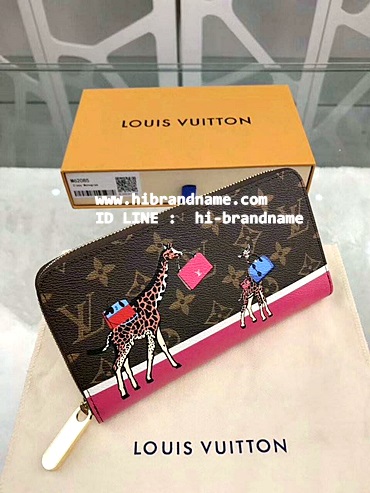  New Louis Vuitton Zippy Monogram Canvas Wallet (เกรด Hi-end) สกรีนลายยีราฟ หนังแท้   รูปที่ 1