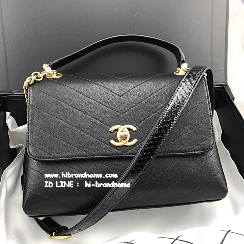 New CHANEL Coco Flap Bag (เกรด Top Hi-end) สีดำ งานถือสลับใช้กับของแท้ได้เลยค่ะ  รูปที่ 1