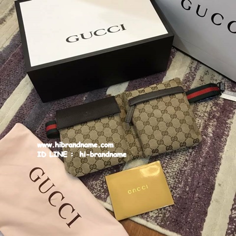 New Gucci Belt Bag รุ่นใหม่ล่าสุด (เกรด Hi-end) หนังแท้ลาย GG คาดอก คาดเอว สวยคลาสสิคค่ะ รูปที่ 1