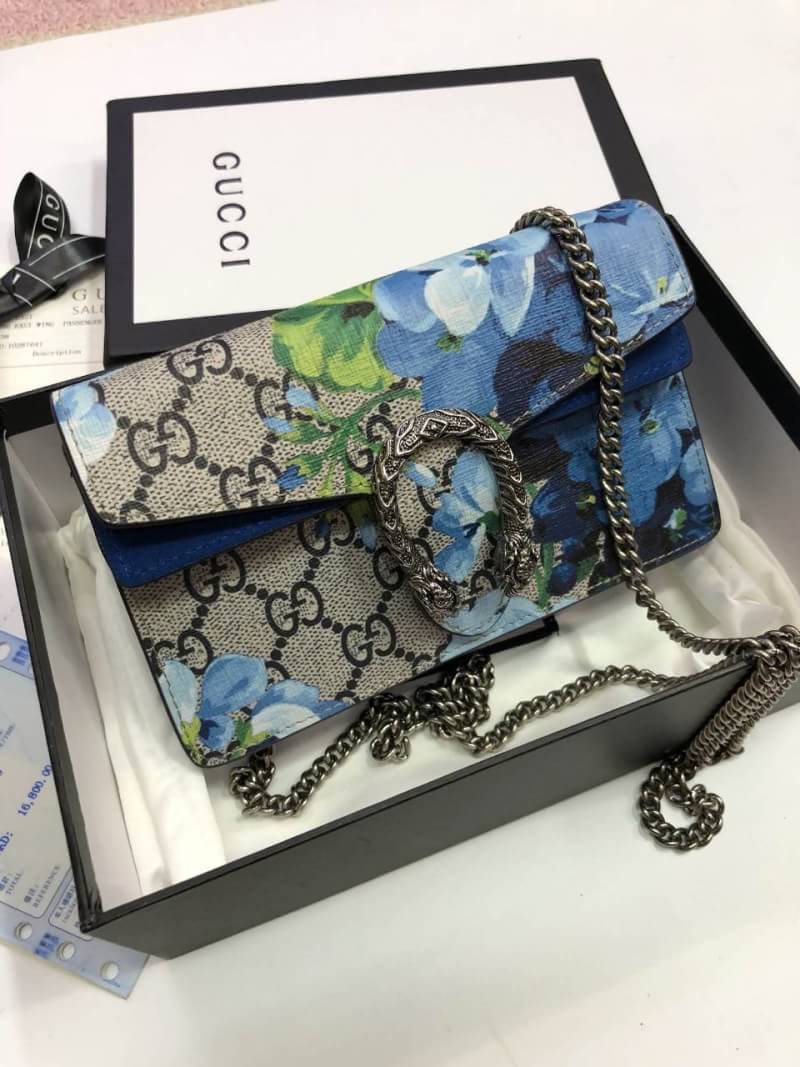 New Gucci Dionysus Super Mini Bag 17cm  (เกรด Top Hi-End) หนังแท้ สีมาใหม่สวยมากค่ะ  รูปที่ 1