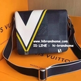 New Louis Vuitton Darmier Graphite District Bag (เกรด Hi-End) หนังแท้ ขนาด 10 นิ้ว สีเหลือง หนังนิ่มสวยค่ะ
