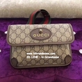 New Gucci GG Supreme Belt Bag  (เกรด Hi-end) หนังแท้ มาใหม่ค่ะ  