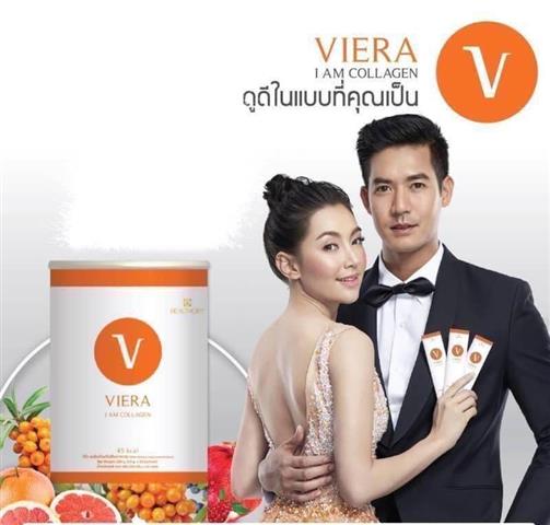 Viera Collagen วีร่า คอลลาเจน ช่วยในการดูแลผิวพรรณให้สดใส ฟื้นฟูให้ผิวกระจ่างใส รูปที่ 1