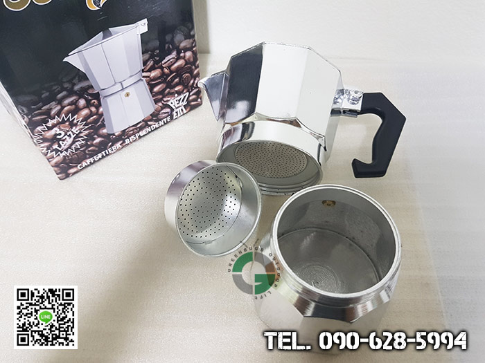 หม้อต้มกาแฟสด สไตล์อิตาเลี่ยน mokapot รูปที่ 5