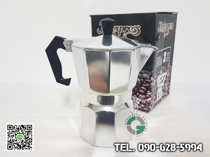 หม้อต้มกาแฟสด สไตล์อิตาเลี่ยน mokapot รูปที่ 2