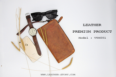 กระเป๋าสตางค์หนังแท้ เกรดพรีเมี่ยม 100% Handmade รูปที่ 5
