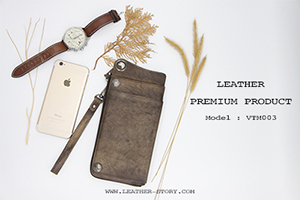 กระเป๋าสตางค์หนังแท้ เกรดพรีเมี่ยม 100% Handmade รูปที่ 3