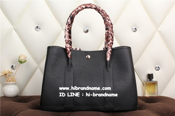 กระเป๋า Hermes Garden Party 30 cm หนัง Togo (เกรด Hi-end) สีดำ หนังแท้ หนังนิ่มสวยค่ะ  -- Hermes Garden P รูปที่ 1