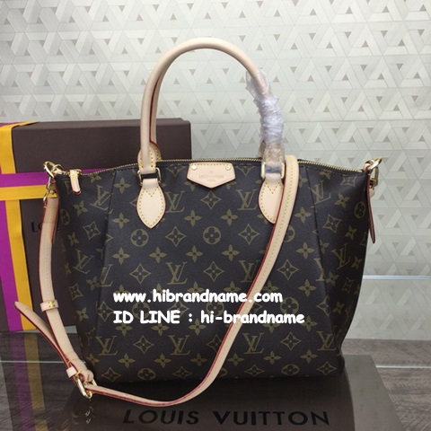 Louis Vuitton Monogram Canvas Turenne Bag รุ่นยอดฮิต หนังแท้ (เกรด Hi-End)  ขนาด 12 นิ้ว - รุ่นยอดนิยม ขายดี ตั้งเป็นทรง รูปที่ 1