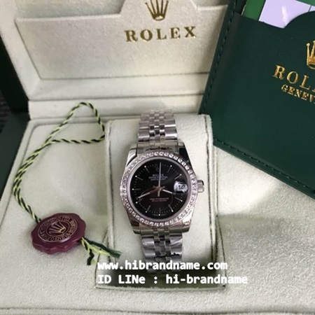 นาฬิกาข้อมือ Rolex หนัาปัดล้อมเพชร งานสแตนเลสแท้ (เกรดงาน Hi-end) อุปกรณ์ครบ   - รูปที่ 1